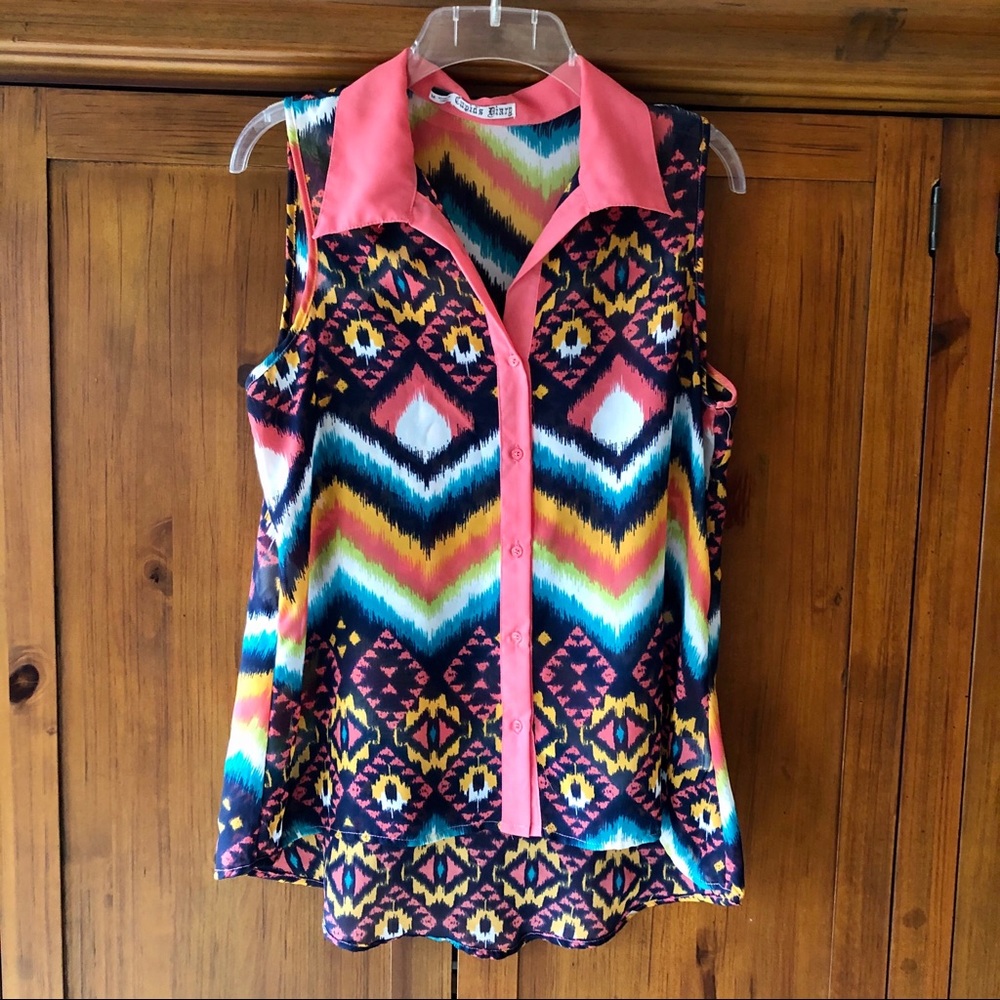 Colorful Patterned Top